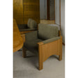 Bauer Sage/Natural Dining Chair by MOES at Eve Furniture