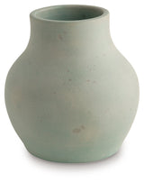 Baychester Antique Green Vase by Ashley at Eve Furniture