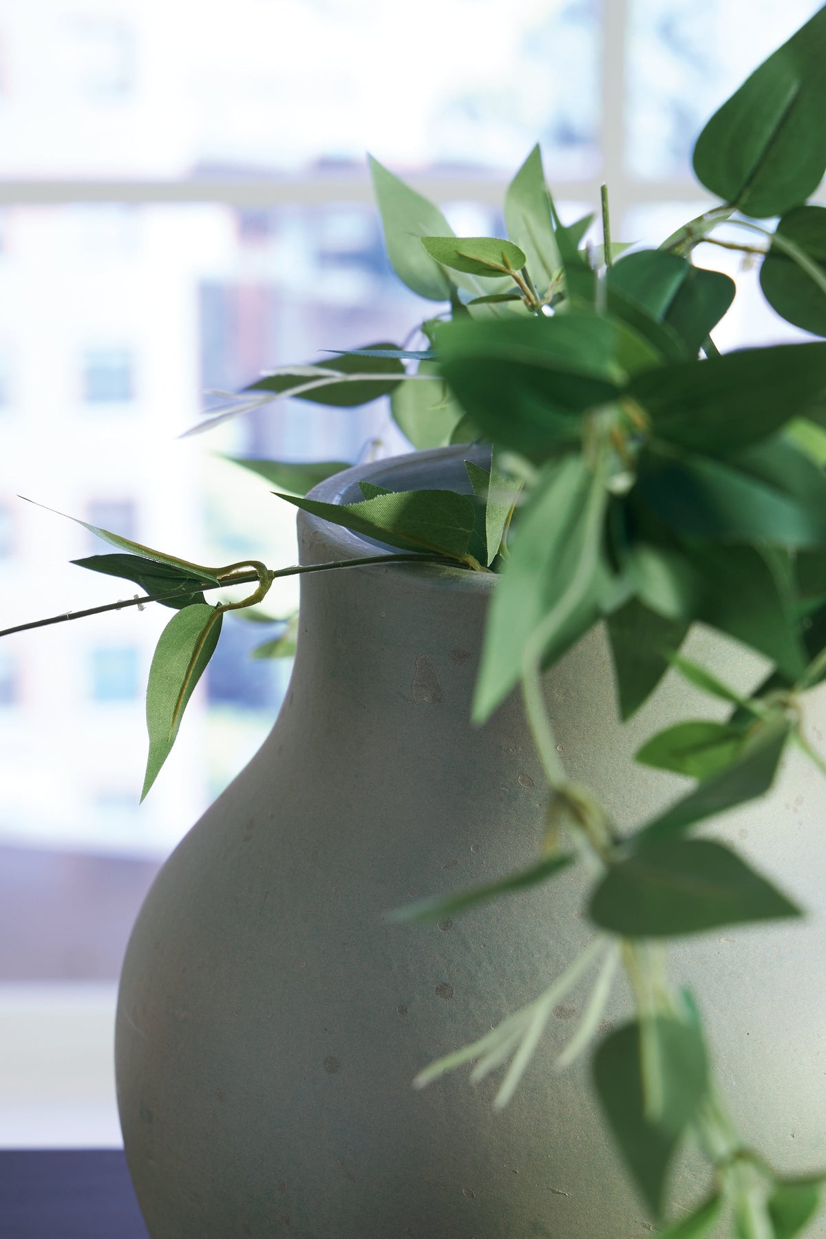 Baychester Antique Green Vase by Ashley at Eve Furniture