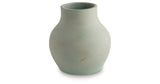 Baychester Antique Green Vase by Ashley at Eve Furniture