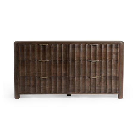 Baylee Cocoa Brown 6 Drawer Dresser by Classic Home at Eve Furniture