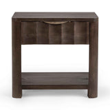 Baylee Cocoa Brown 1 Drawer Nightstand by Classic Home at Eve Furniture
