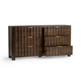 Baylee Cocoa Brown 6 Drawer Dresser by Classic Home at Eve Furniture
