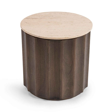 Baylee Cocoa Brown End Table by Classic Home at Eve Furniture