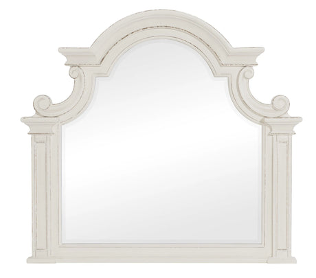 Baylesford Antique White Mirror (Mirror Only) by Homelegance at Eve Furniture