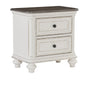Baylesford Antique White Nightstand by Homelegance at Eve Furniture