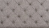 Baylesford Antique White Queen Upholstered Panel Bed by Homelegance at Eve Furniture