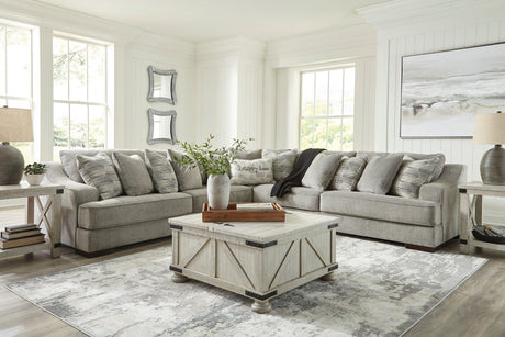 Bayless Smoke 3-Piece Sectional by Ashley at Eve Furniture