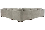 Bayless Smoke 3-Piece Sectional by Ashley at Eve Furniture