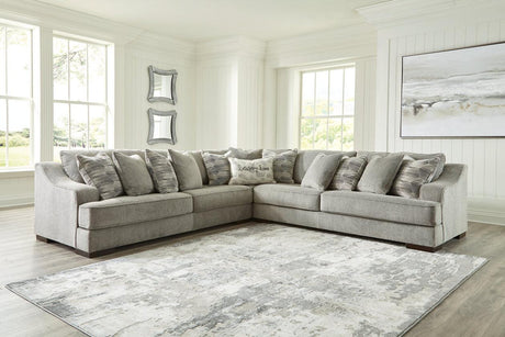 Bayless Smoke 3-Piece Sectional by Ashley at Eve Furniture