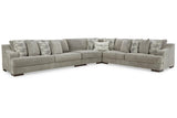 Bayless Smoke 4-Piece Sectional by Ashley at Eve Furniture