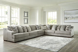 Bayless Smoke 4-Piece Sectional by Ashley at Eve Furniture