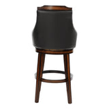 Bayshore Brown Swivel Pub Height Chair, Set of 2 by Homelegance at Eve Furniture