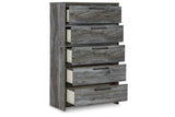 Baystorm Gray Chest of Drawers by Ashley at Eve Furniture