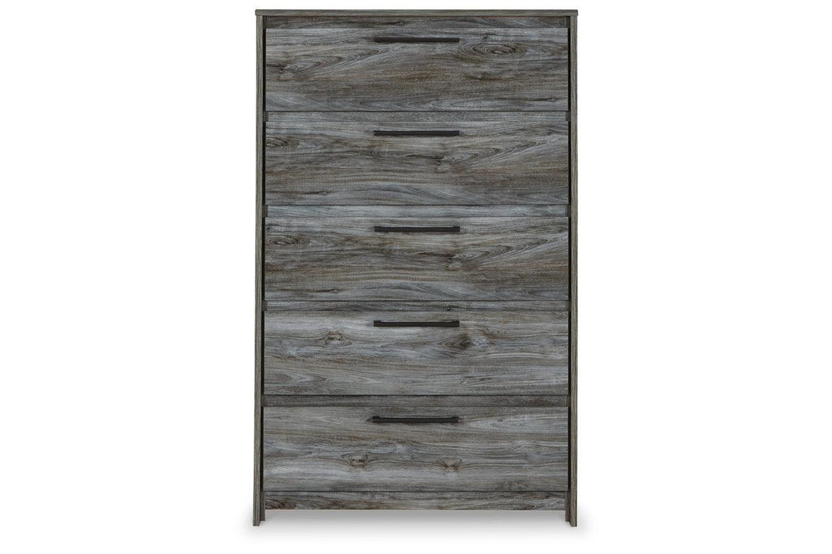 Baystorm Gray Chest of Drawers by Ashley at Eve Furniture