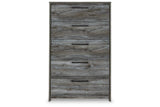 Baystorm Gray Chest of Drawers by Ashley at Eve Furniture