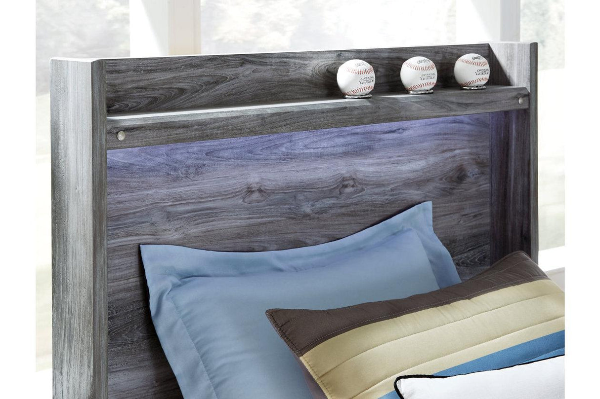 Baystorm Gray Full Panel Bed by Ashley at Eve Furniture