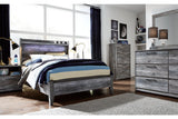 Baystorm Gray Full Panel Bed by Ashley at Eve Furniture