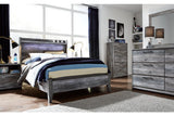 Baystorm Gray Full Panel Bed by Ashley at Eve Furniture