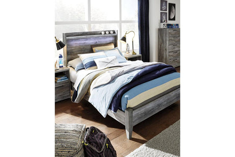 Baystorm Gray Full Panel Bed by Ashley at Eve Furniture