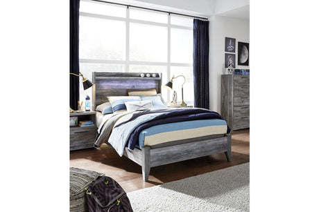 Baystorm Gray Full Panel Bed by Ashley at Eve Furniture