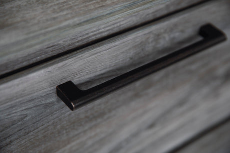 Baystorm Gray LED Panel Bedroom Set by Ashley at Eve Furniture