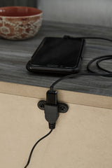 Baystorm Gray LED Panel Bedroom Set by Ashley at Eve Furniture