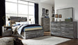 Baystorm Gray LED Storage Youth Platform Bedroom Set with 6 Drawers by Ashley at Eve Furniture