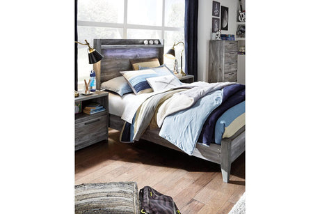 Baystorm Gray Full Panel Bed by Ashley at Eve Furniture