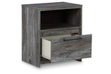 Baystorm Gray Nightstand by Ashley at Eve Furniture