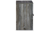 Baystorm Gray Nightstand by Ashley at Eve Furniture