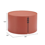 Bayu Brown Outdoor Coffee Table by Zuomod at Eve Furniture