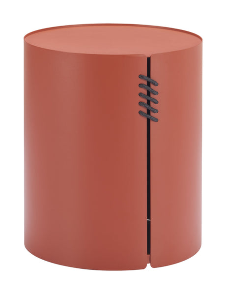 Bayu Brown Outdoor Side Table by Zuomod at Eve Furniture