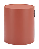 Bayu Brown Outdoor Side Table by Zuomod at Eve Furniture