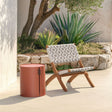 Bayu Brown Outdoor Side Table by Zuomod at Eve Furniture