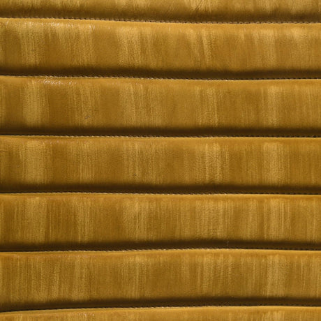 Bayu Leather Camel and Black Upholstered Saddle Seat Backless Counter Height Stool Antique (Set of 2) by Coaster at Eve Furniture