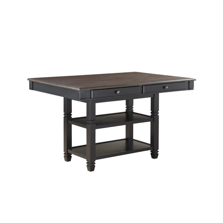 Baywater Black/Brown Counter Height Set by Homelegance at Eve Furniture