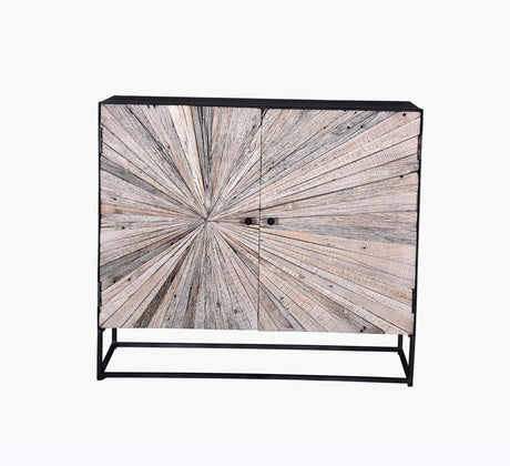 Bazemore Brown/Gray Cabinet by Crestview at Eve Furniture
