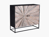 Bazemore Brown/Gray Cabinet by Crestview at Eve Furniture