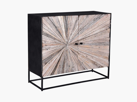 Bazemore Brown/Gray Cabinet by Crestview at Eve Furniture