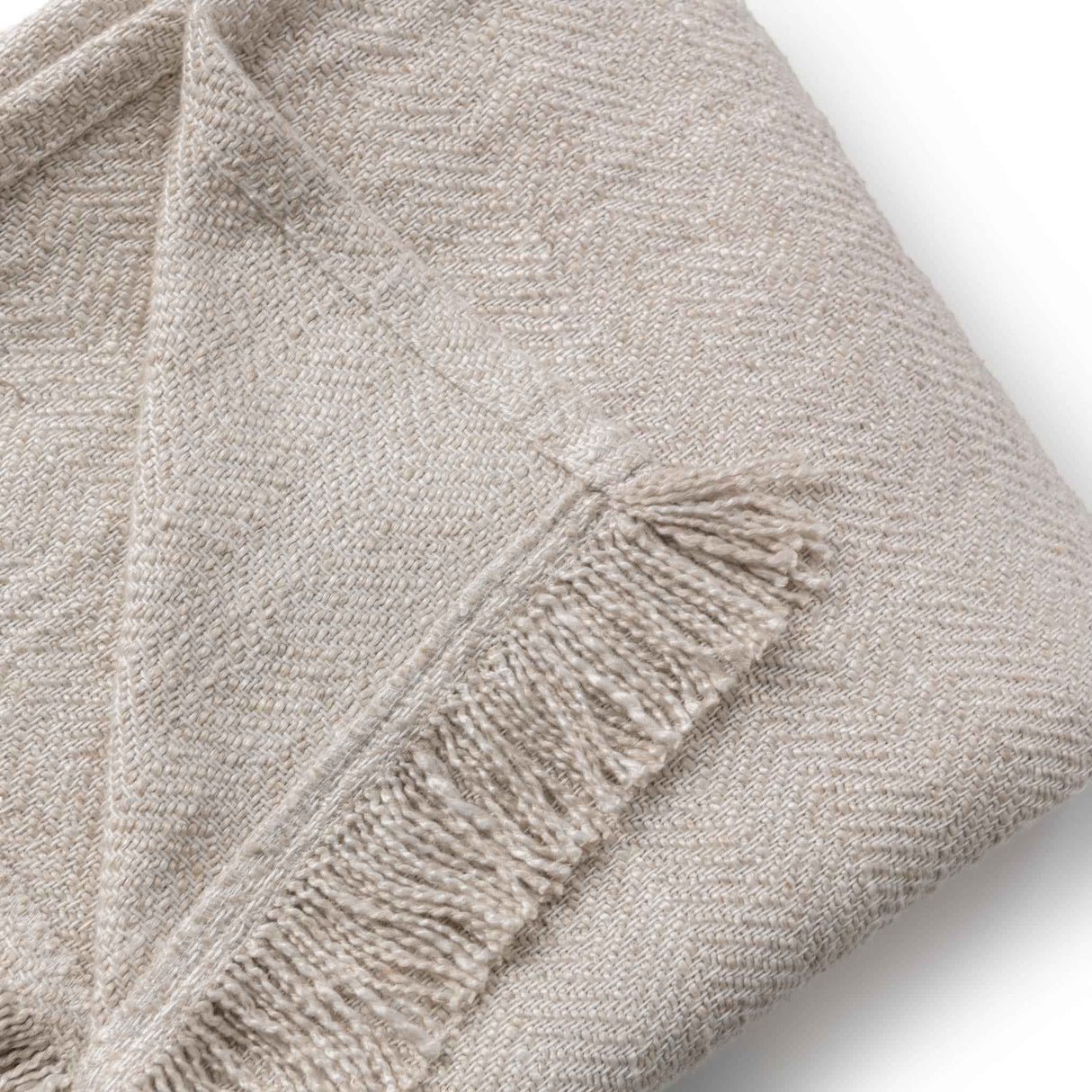BC Avani Natural Blanket by Classic Home at Eve Furniture