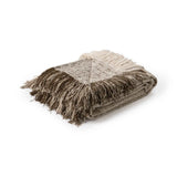 BC Beryl Cocoa Brown Blanket Multiple Sizes Blanket by Classic Home at Eve Furniture