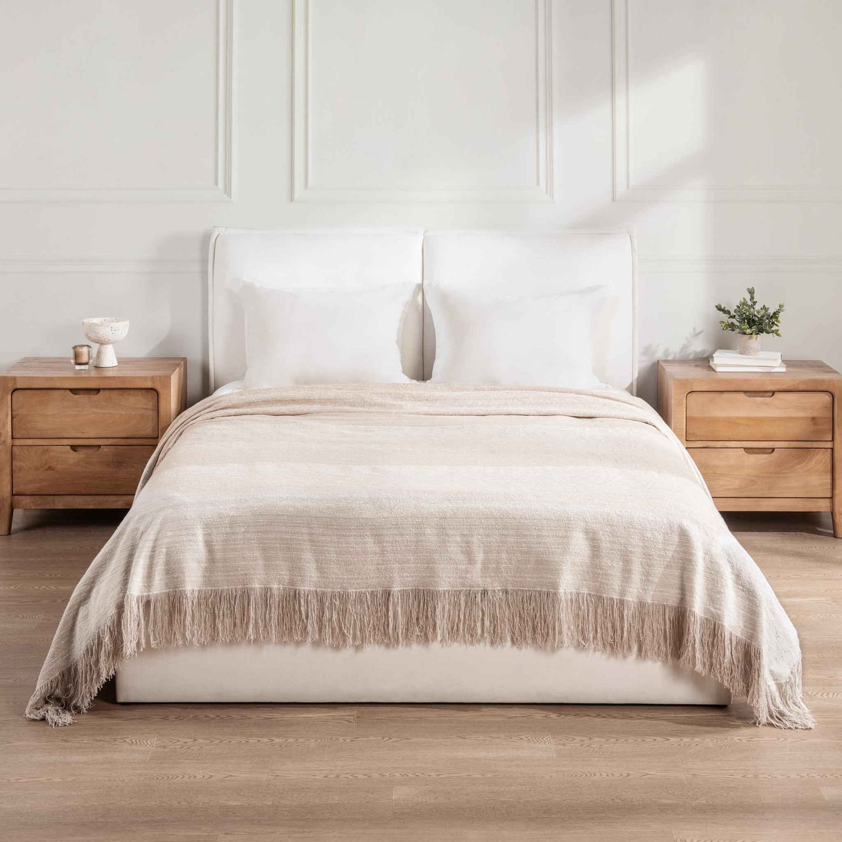 BC Beryl Natural/Ivory Blanket by Classic Home at Eve Furniture