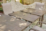 Beach Front Beige Outdoor Dining Table by Ashley at Eve Furniture