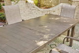 Beach Front Beige Outdoor Dining Table by Ashley at Eve Furniture