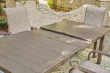 Beach Front Beige Outdoor Dining Table by Ashley at Eve Furniture