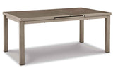 Beach Front Beige Outdoor Dining Table by Ashley at Eve Furniture