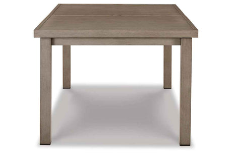 Beach Front Beige Outdoor Dining Table by Ashley at Eve Furniture