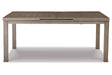 Beach Front Beige Outdoor Dining Table by Ashley at Eve Furniture