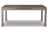 Beach Front Beige Outdoor Dining Table by Ashley at Eve Furniture